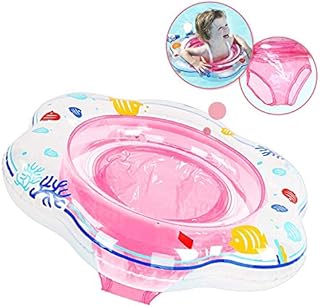 Baby Swimming Ring Float, Inflatable Baby Swim Ring with Seat with Soft PVC for Infant/Toddler 12-48 Months, Leak-Proof Swimming Pool Ring for Kids Paddling Pool (Under Adult Supervision)