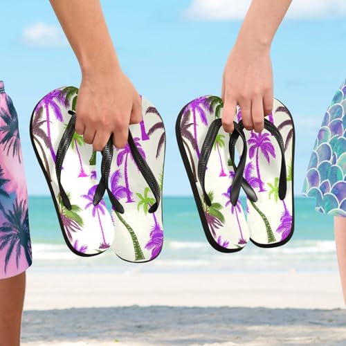 STAYTOP Tropical Coconut Tree Flip Flops Sandals of Men's & Women's,Sandals Beach Slippers Shower Slides4