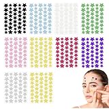 OPVYAEU 400 Stück Sternförmiges Pimple Patch, Hydrokolloid Pickel-Patch Unsichtbare, Tag & Nacht 2-in-1 Akne Pflaster,mit Salicylsäure & Teebaumöl & Centella Asiatica,Wasserdicht Atmungsaktiv
