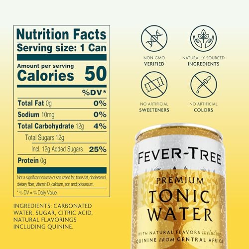 image for Fever-Tree Tonic Water - Premium Quality Mixer - Refreshing Beverage f