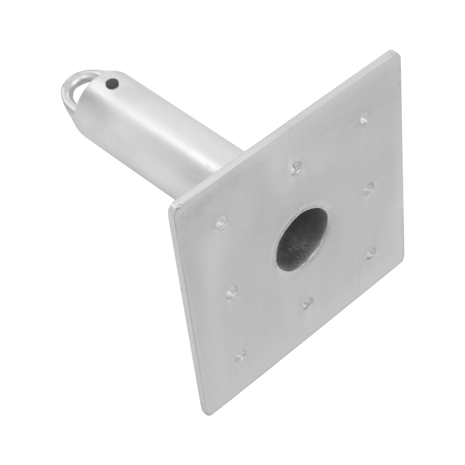 OUKANING Anclaje de hormigón, resistencia a la rotura, anclaje de hierro galvanizado para cuerda de seguridad, seguridad de altura en techo y hormigón, protección contra caídas para construcción e