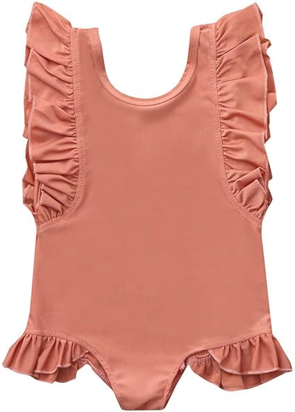 Amazon Co Jp 水着 キッズ 女の子 Mimoonkaka 可愛い ラッシュガード 子供 スイムウェア ベビー 水着 ワンピース フリル スイミング教室 1 5歳 赤ちゃん 水遊び プール 服 ファッション小物