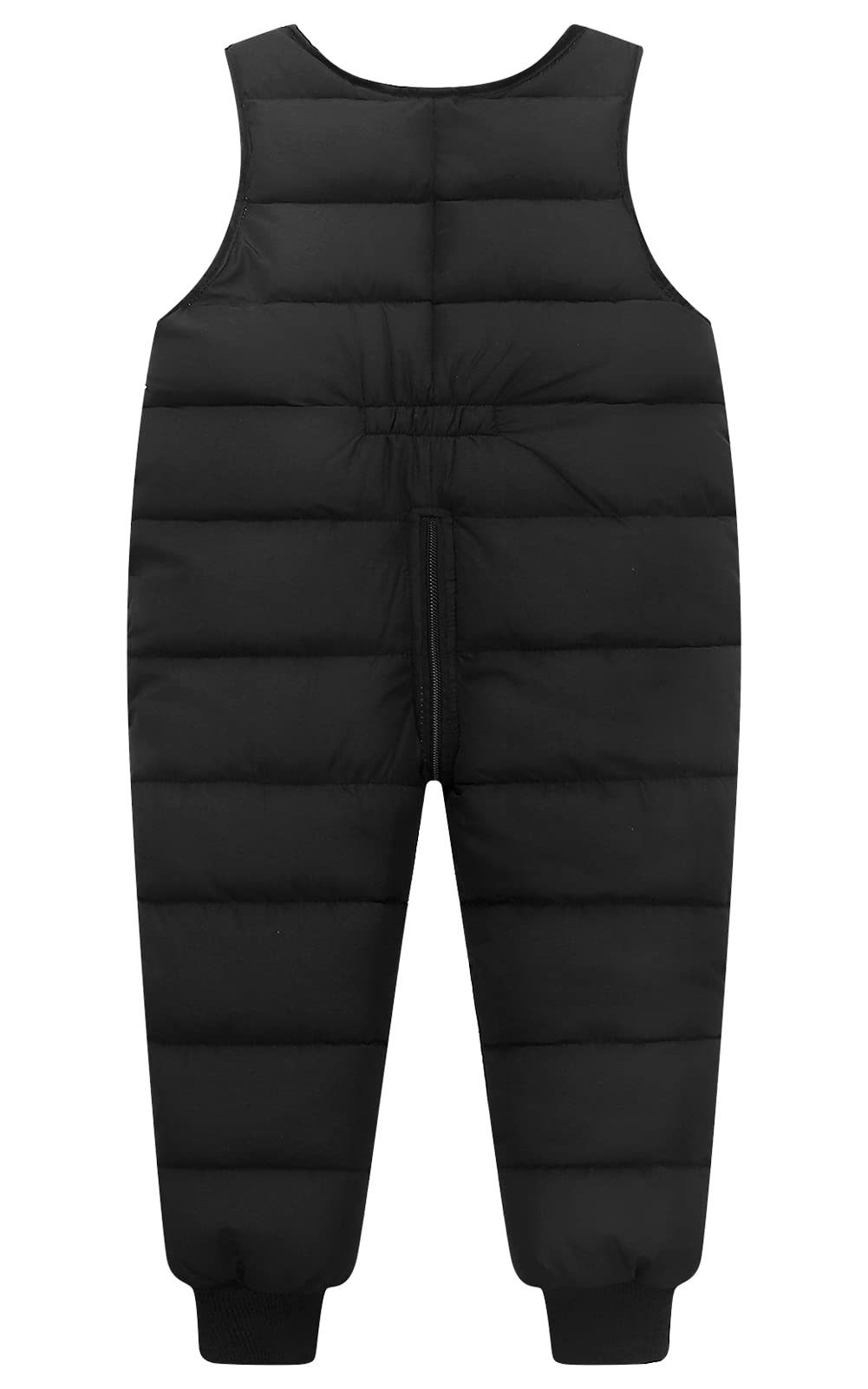 SEAUR Pantalones de nieve para bebé, resistentes al viento, gruesos y cálidos, para invierno, a prueba de viento, para niños, para exteriores, color negro, 2-3 años, 002 negro., 2-3 Años