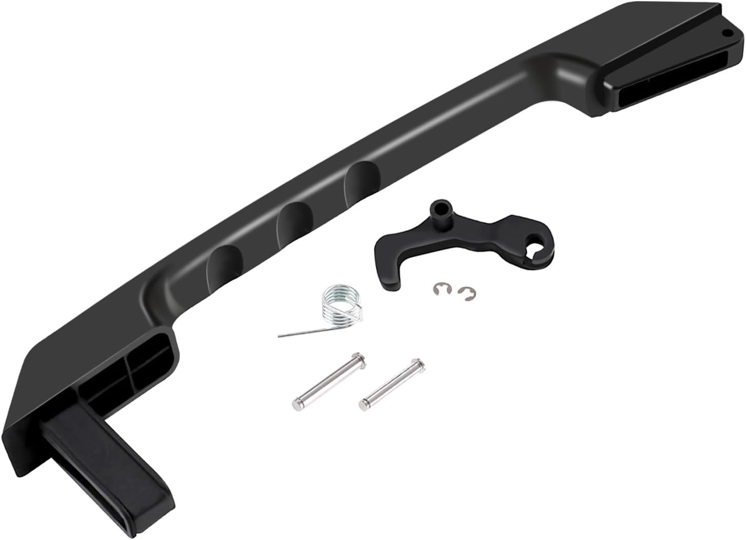 Rear Tailgate Handle Exterior Textured Lever Rear Liftgate Latch Handle Repair Kit Set Compatible with 03-09 Hummer H2 SUV (Replace #15135441 Black).