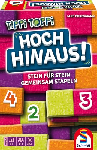 Schmidt Spiele 49484 Tippi Toppi, Hoch Hinaus!, Legespiel