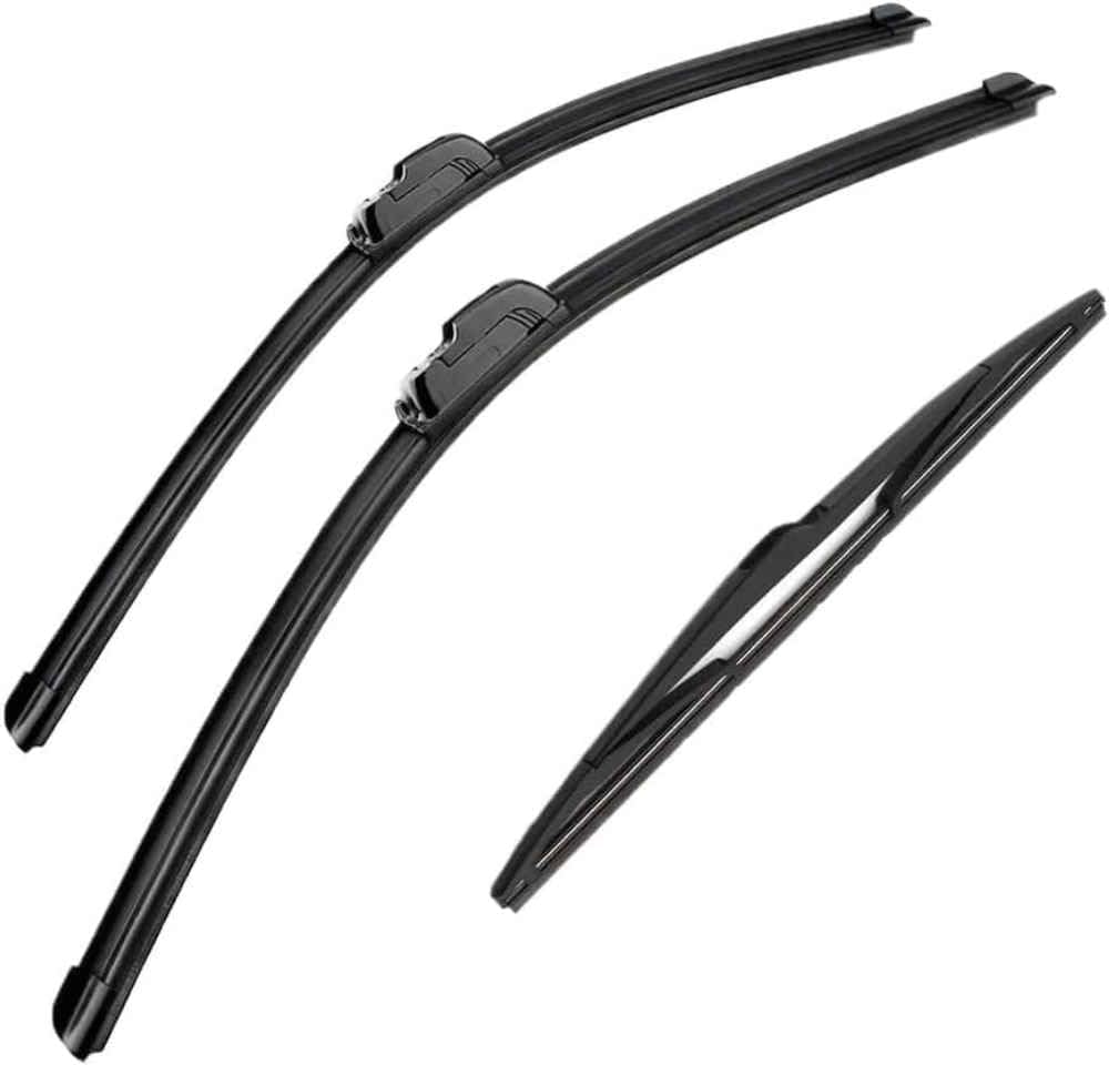 ANYANH Car Windscreen Wipers for Smart Forfour 454 2004 2005 2006 2007, All-Weather Performance Front Rear Wiper Blades Set Wipers Replacement Kit