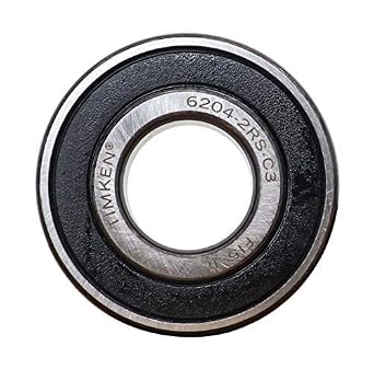 2PACK TIMKEN 6204-2RSC3 Double Rubber Seal Bearings 20x47x14mm,Pre-Lubricated and Stable Performance and Cost Effective | Pre-Lubricated and Stable Performance and Cost Effective