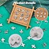SOFPLATE 1 Box 40pcs Silver Cross Beads Bulk Metal Cross Bead Small Alloy Tibetan Style Loose Spacer Crosses Center Bead Bulk for Jewelry Making Beading Kits Supplies Necklace Bracelets Decoration #5