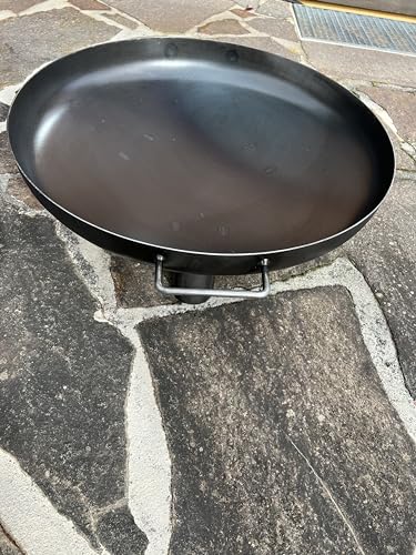 SOUK ONE Kreta Palenisko, palenisko o średnicy 60 cm, palenisko ogrodowe na podwórko i balkon, beczka ognia i kosz na palenisko (Średnica 60 cm, Kreta)