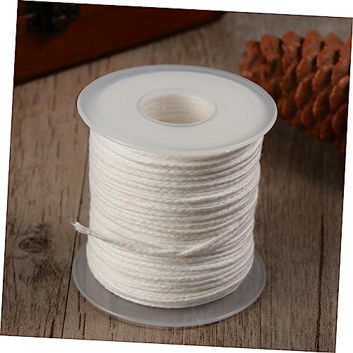 Lurrose 2 rollos de mechas para hacer velas trenzadas miniatura 3