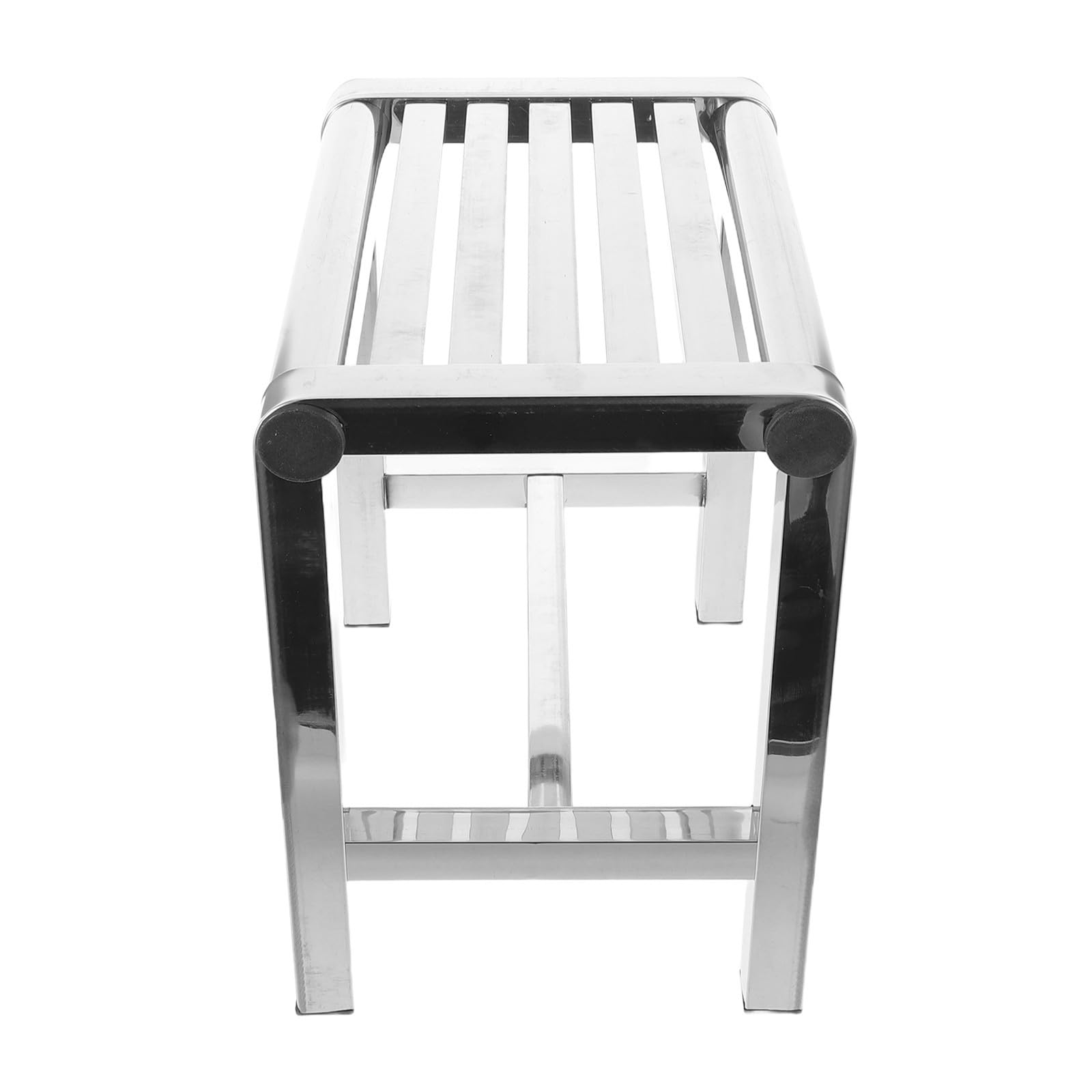 Kisangel Sedile per Doccia in Acciaio Inossidabile Antiscivolo, Panca da Bagno Resistente e Versatile per Bagno e Cucina, per Adulti e Anziani
