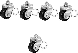 OSALADI 5pcs Jack Front Wheel Heavy Duty Caster Wheels Pallet Jack Wheels Utility Trailer Accessories Trailer Jack Wheel Replacement Horizontal Jack Caster Wheels Steel Van Car