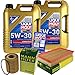 Produktbild QR-PARTS 69321705 Filter Set Inspektionspaket 10 Liter Liqui Moly Motoröl Longlife III 5W-30 MANN-FILTER Luftfilter Ölfilter