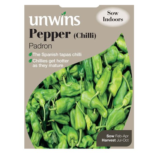 Unwins Pepper Chilli Padron Seeds