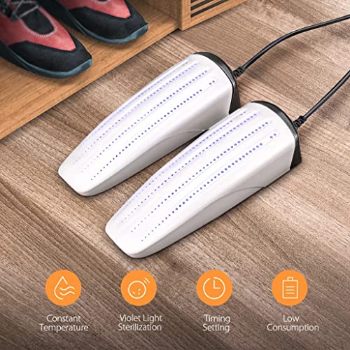 Secador de zapatos telescópico y control de temperatura blanco miniatura 3