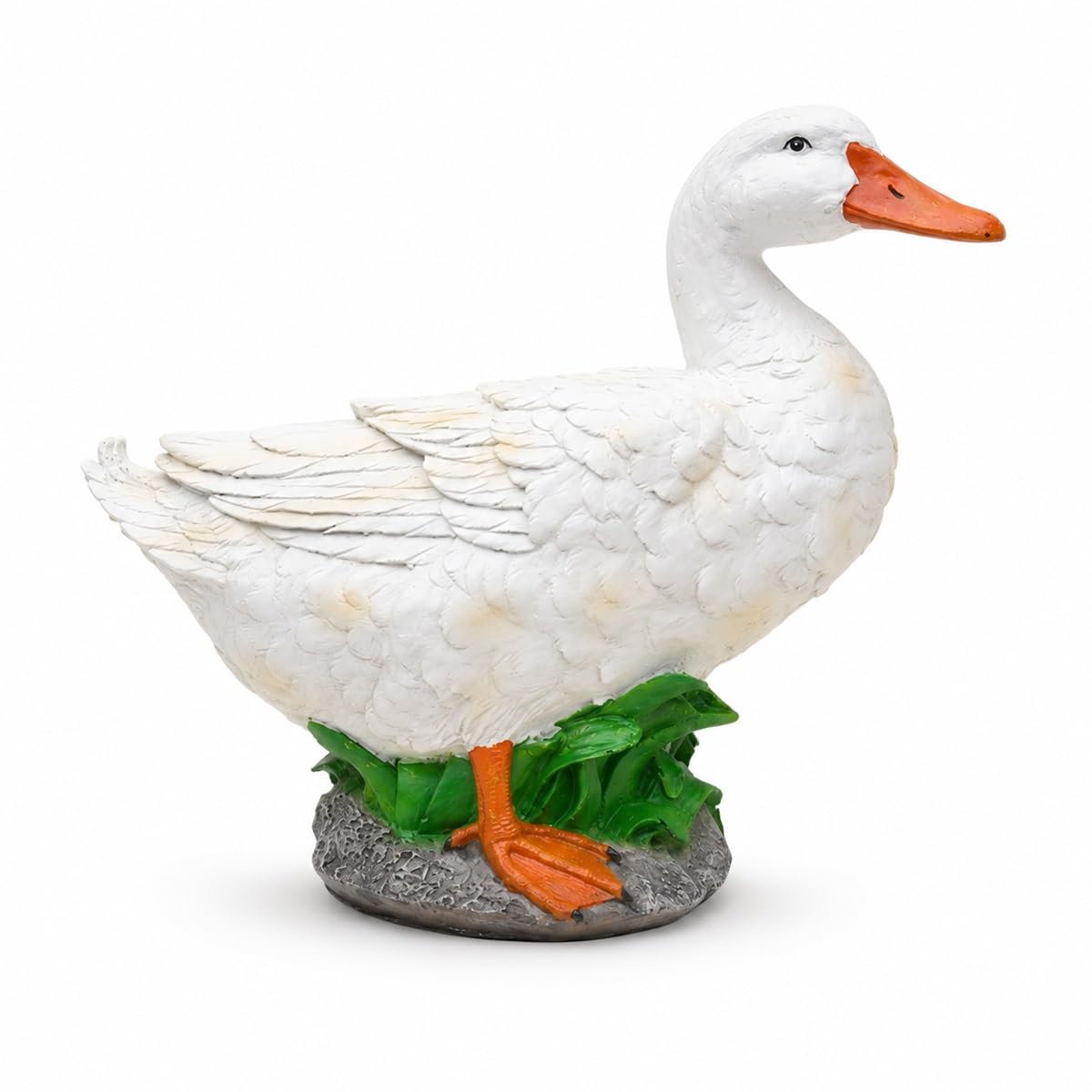 QCMVLGR Outdoor Garden Duck Figurine – Lifelike Resin Statue for Yard, Patio, Poolside, Parks, Schools, Commercial Landscaping(C)