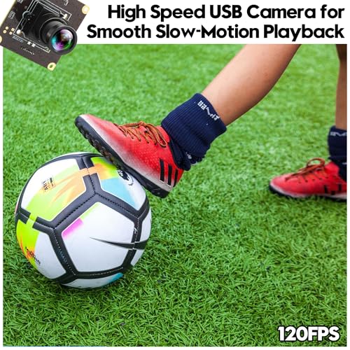 Module de caméra USB 4K 12MP avec objectif de 25mm pour Raspberry Pi et Mac