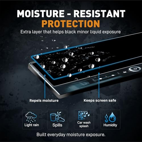 Image of ZEIR Screen Protector For MAHINDRA XUV 3XO 2026+ MX3 MX3Pro AX5 AX5L AX7 AX7L & - 10.25 INCH INFOTAINMENT Touchscreen GUARD | Mahindra3XO Display Guard | 9H Hardness, Anti-Scratch & Water Resistant | HD Clarity XUV3XO Car Dashboard Touchscreen Accessory 2025+ [Not Tempered Glass] (3XO Info)