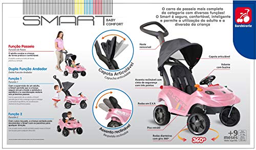 Smart Baby Comfort (rosa) Bandeirante Rosa