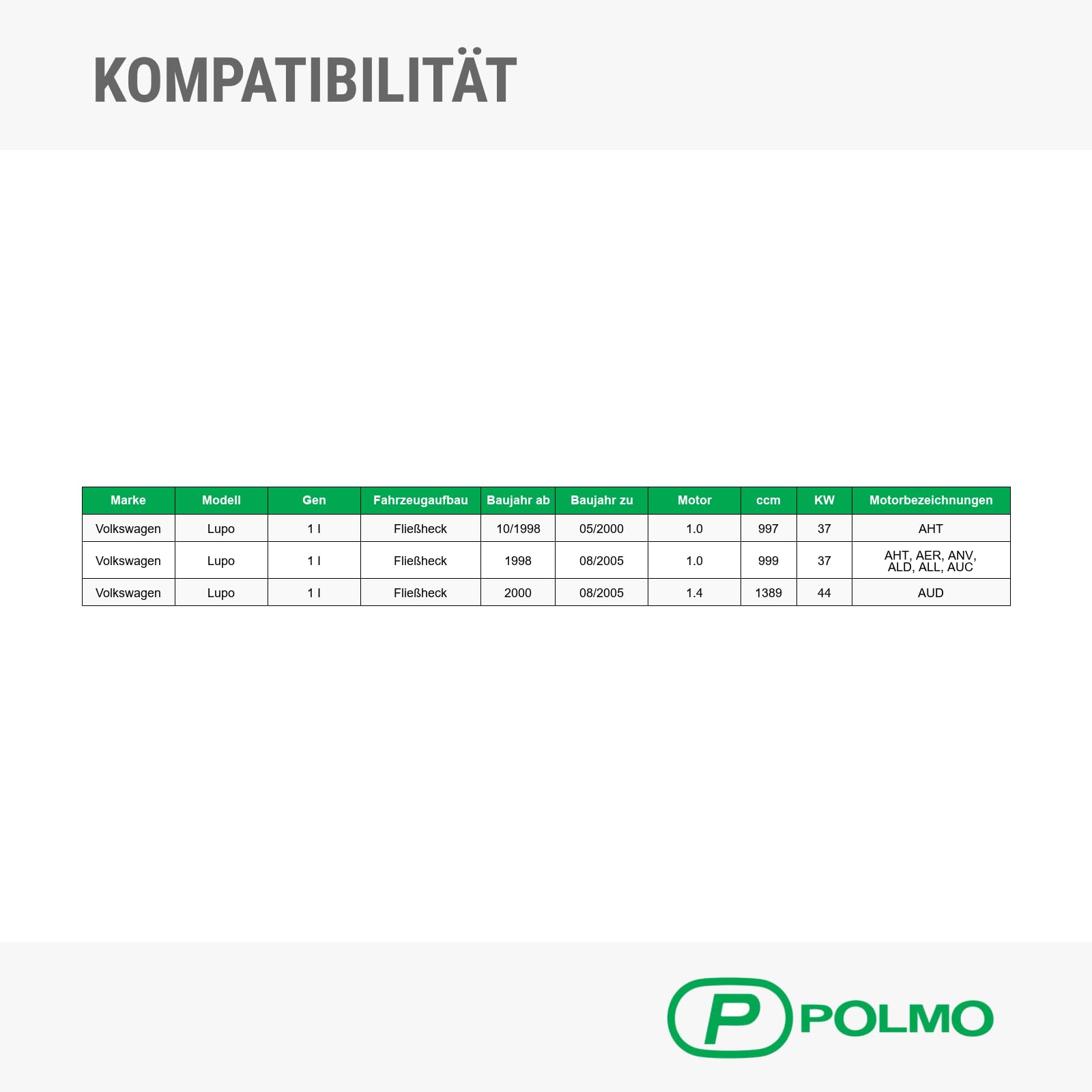 POLMOstrow Auspuff Mitteltopf für VW Lupo 1 I 1.0 1.4 Fließheck 1998-08.2005