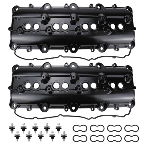 Aluminum Engine Valve Cover Compatible with Dodge Challenger Charger Durango Magnum Ram 1500 2500 3500 4500 5500 Jeep Grand Cherokee L Wrangler Wagoneer Commander Chrysler 300 Aspen 2006 2007-2024