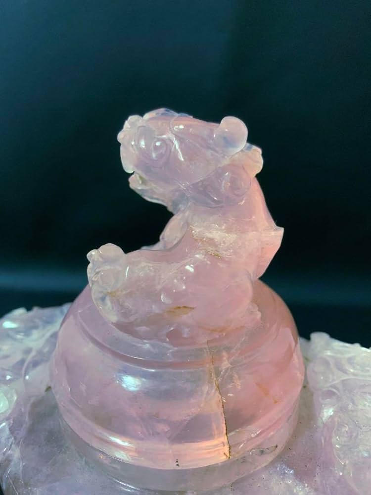 碧玉香炉　天然石　美品 翡翠天然石 香炉 龍 中国製 透かし彫 置物 未使用品 美品 天然石