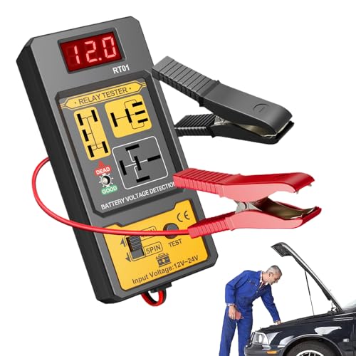 Probador de batería coche y camión para diagnóstico de 12V 24V