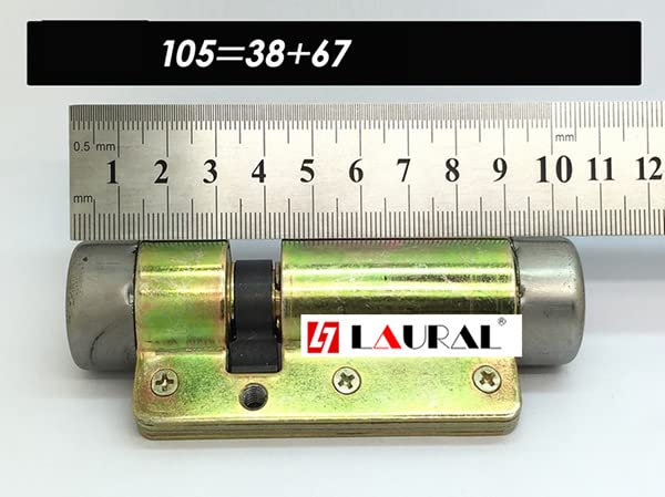 Wkładka bębenkowa. 1 szt. Rdzeń Vintage wejściowe drzwi zewnętrzne Uchwyt z uchwytem Korpus zamka Uniwersalny zamek bębenkowy)(105mm)