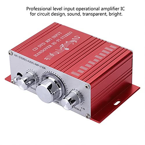 Mini Car Auto-versterker, autoluidspreker Sterk vermogen Muziekspeler Vier elektronische toetsenbordbediening… - Afbeelding 3