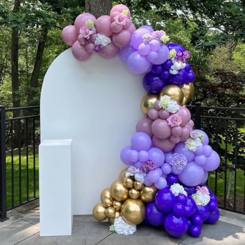 Image of Purple Balloons, 60Pcs Dark Purple Party Balloons | 12in Latex Balloons for Birthday, Bridal Showerl, Graduation Party Decorations