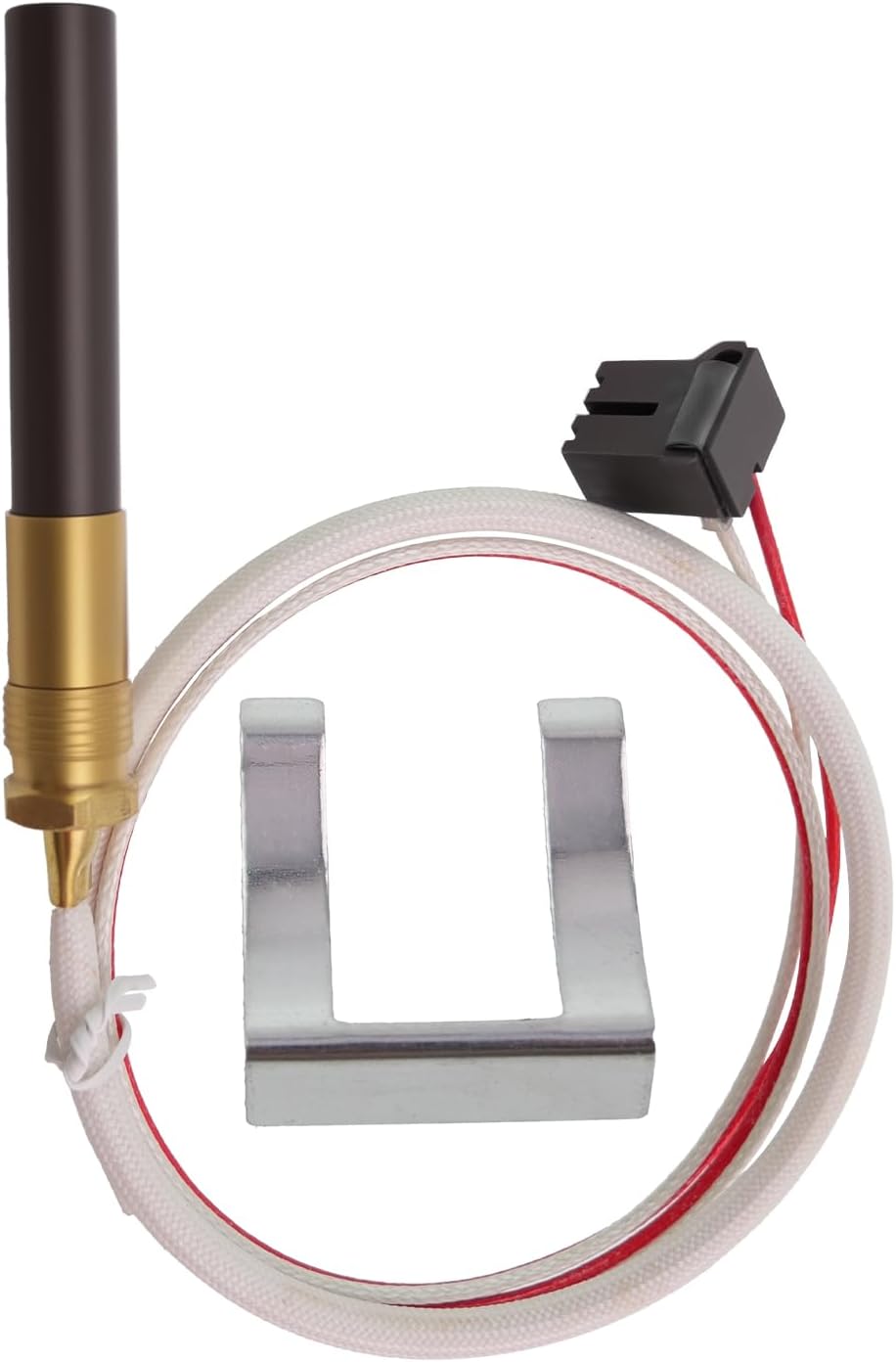 LP Thermopile for Water Heater Parts Fit for Ruud/Richmond/Rheem Replace SP21058 SP20824 SP20800 SP21096 SP20754 SP20739 Pilot Burner Assembly, 750mV+ Output