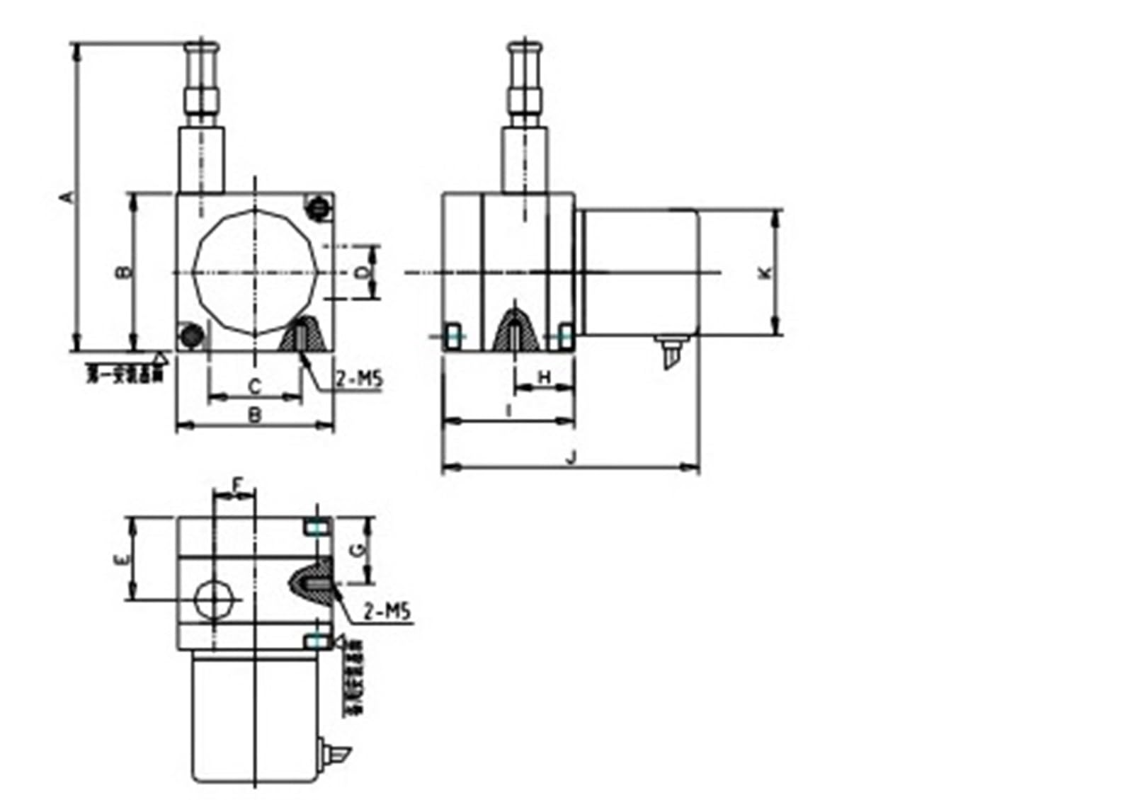 Transductor de potenciómetro de cadena de cable de medición de distancia y profundidad CESI-S1500, sensor de desplazamiento con salida de pulso digital de 1500 mm(NPN)