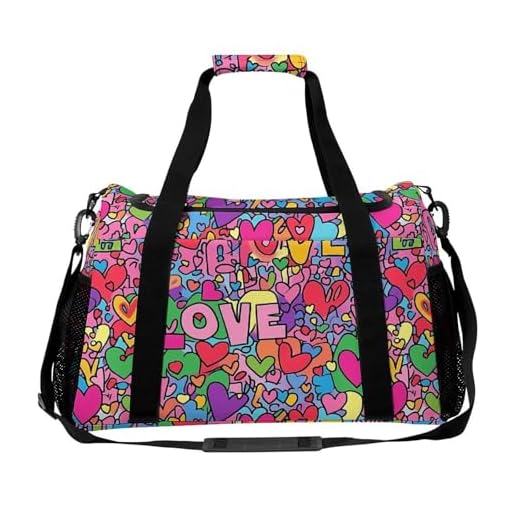 Lightweight Valentine’s Day Travel Duffle Bag