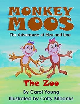 Paperback Monkey Moos The Adventures of Mea and Ima: The Zoo Book