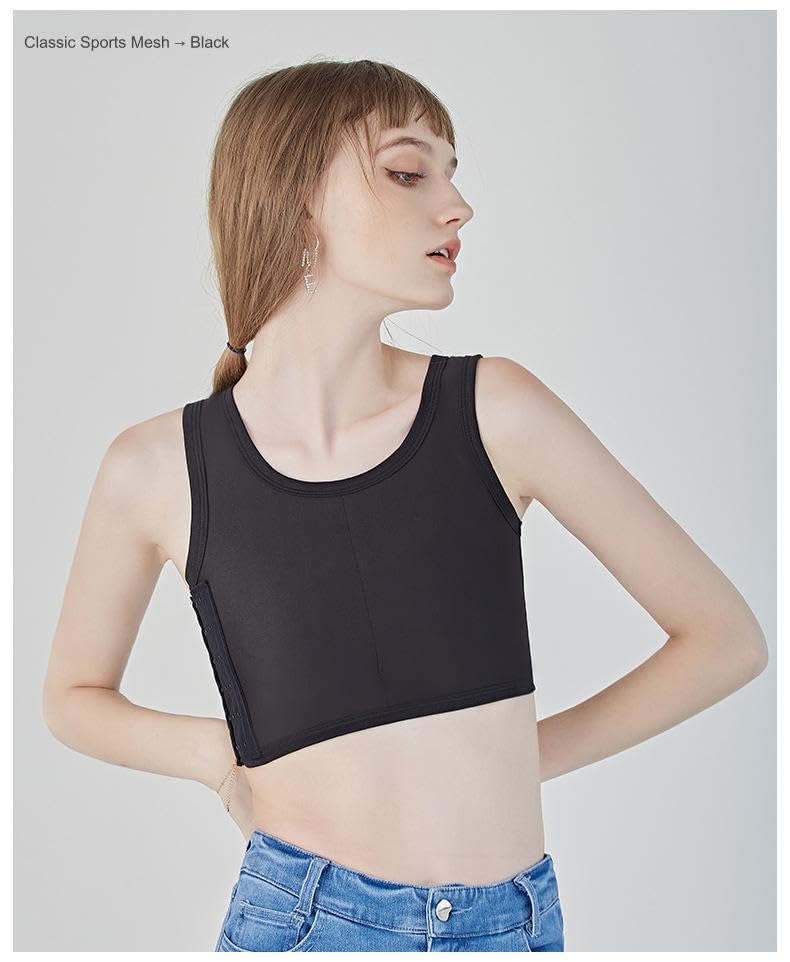 BaronHong Chest Binder Breathable Comfortable Soft Slim Fit Trans Tops Tomboy Lesbian2