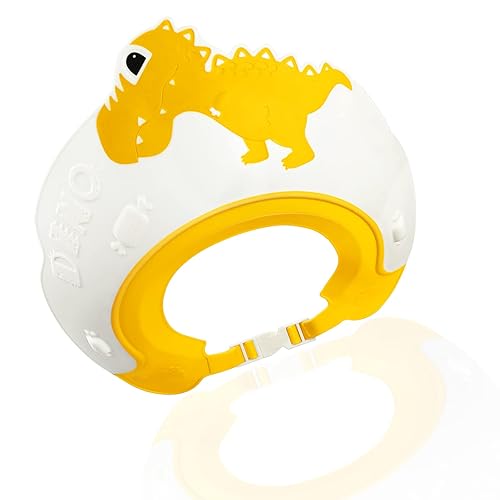 Gorro de ducha de bebé para niños, sombrero de lavado de cabello, gorro de baño para baby shower, gorra de champú ajustable para proteger las orejas