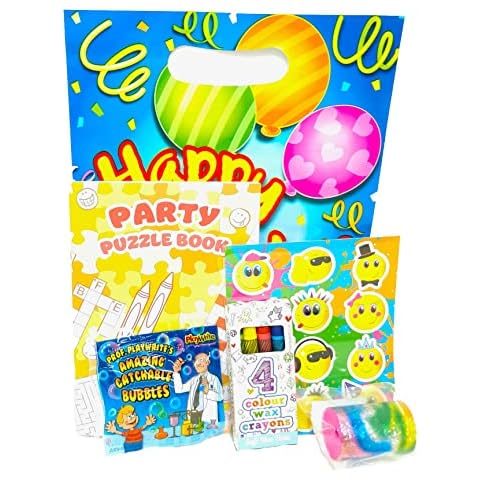 Pre-Filled Party Bags Happy Birthday Celebration Girls Boys Unisex (10 Bags) Cover