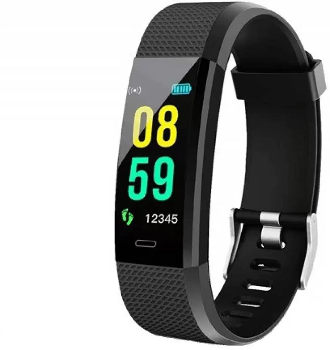 Hellox New ID115 Band 2.3 Smart Fitness Band, 1.1-inches Color Display, USB Charging, 3 Days Battery Life, Activity Tracker, Mens and Womens Health Tracking (Black) (B0BHXKTVBD) Amazon Price History, Amazon Price Tracker