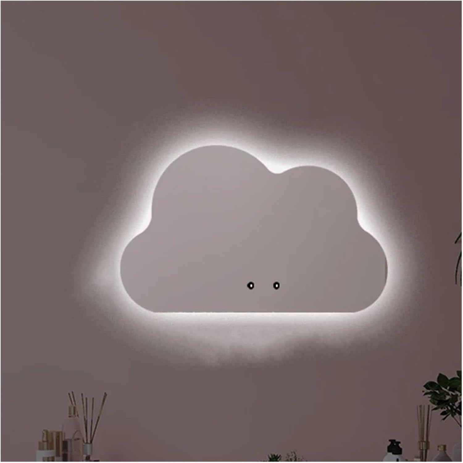 21x34 Inch Irregular Shower Mirror - Modern Aesthetic Makeup Bathroom Mirror Hairdressing Odd Shape Mirror,Mirrors