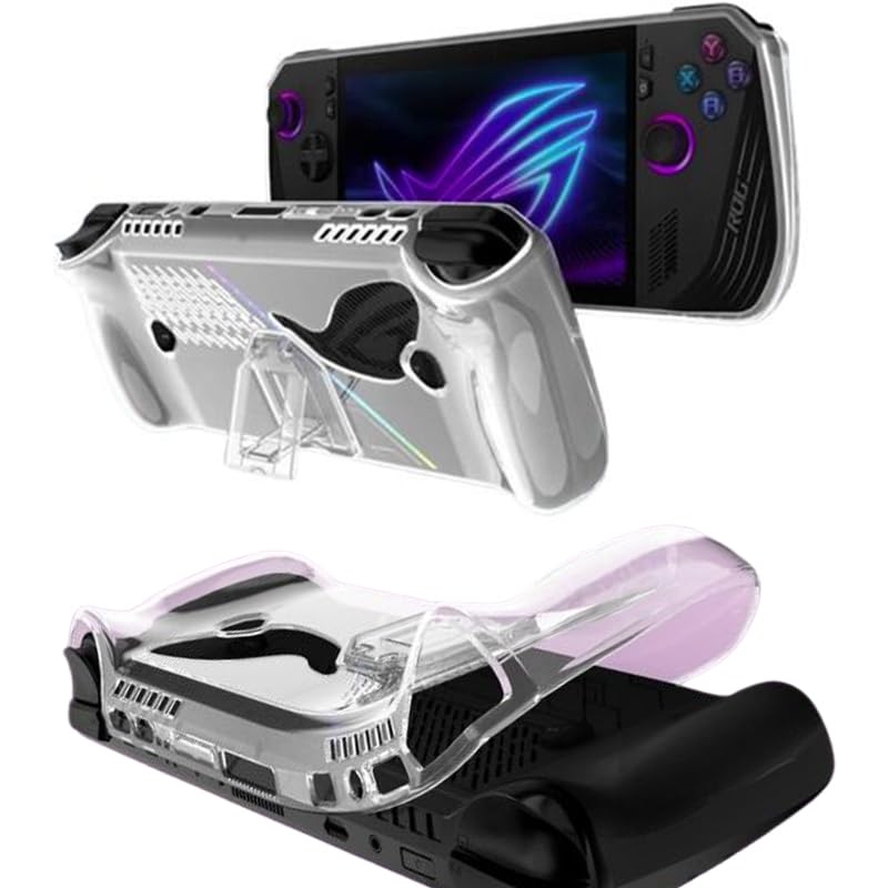 Amazon | ROG Ally X 用 透明 シリコーン保護ケース ASUS ROG