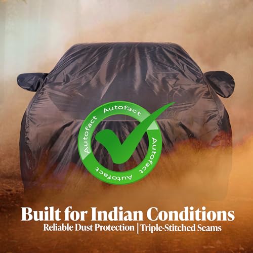 Image of Autofact Premium Car Cover for Swift 2012-2016 | All Weather Water-Resistant Full Body Car Cover | Light-Weight Triple-Stitched Outdoor Shield with UV Protection, Dustproof & Heat-Resistant