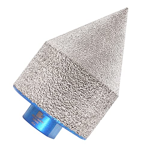 Diamond Beveling Chamfer Bit,Diamond Finger Milling Bits,BRSCHNITT 0-2" (0mm-50mm) with M14 Thread for Enlarging Shaping Existing Holes of Porcelain Tile Ceramic Marble Granite Countertop