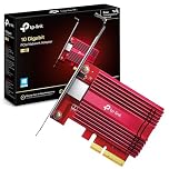 TP-Link TX401 10 Gigabit PCIe Network Card, PCI Express Network Adapter, Low-Profile and Full-Height Brackets, Supports Wins 11,10,8.1,8,7, Wins Servers RS 2022,2019,2016,2012 R2, Linux