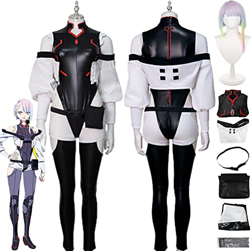Tjmiaohao Anime Cyberpunk Edgerunner Lucy Cosplay Kostüm Outfit Schwarzer...