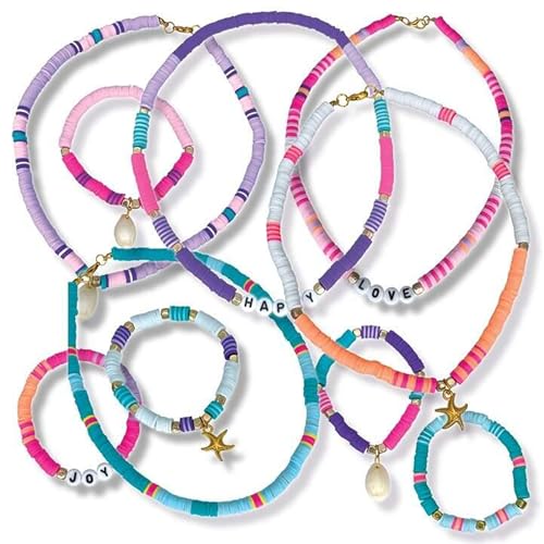 Small World Fashion DIY Bead Art Set, 4000 Heishi Beads, Makes 15 Pieces of Jewellery, Ages 7+, Multi-colour, Standard - Image 3