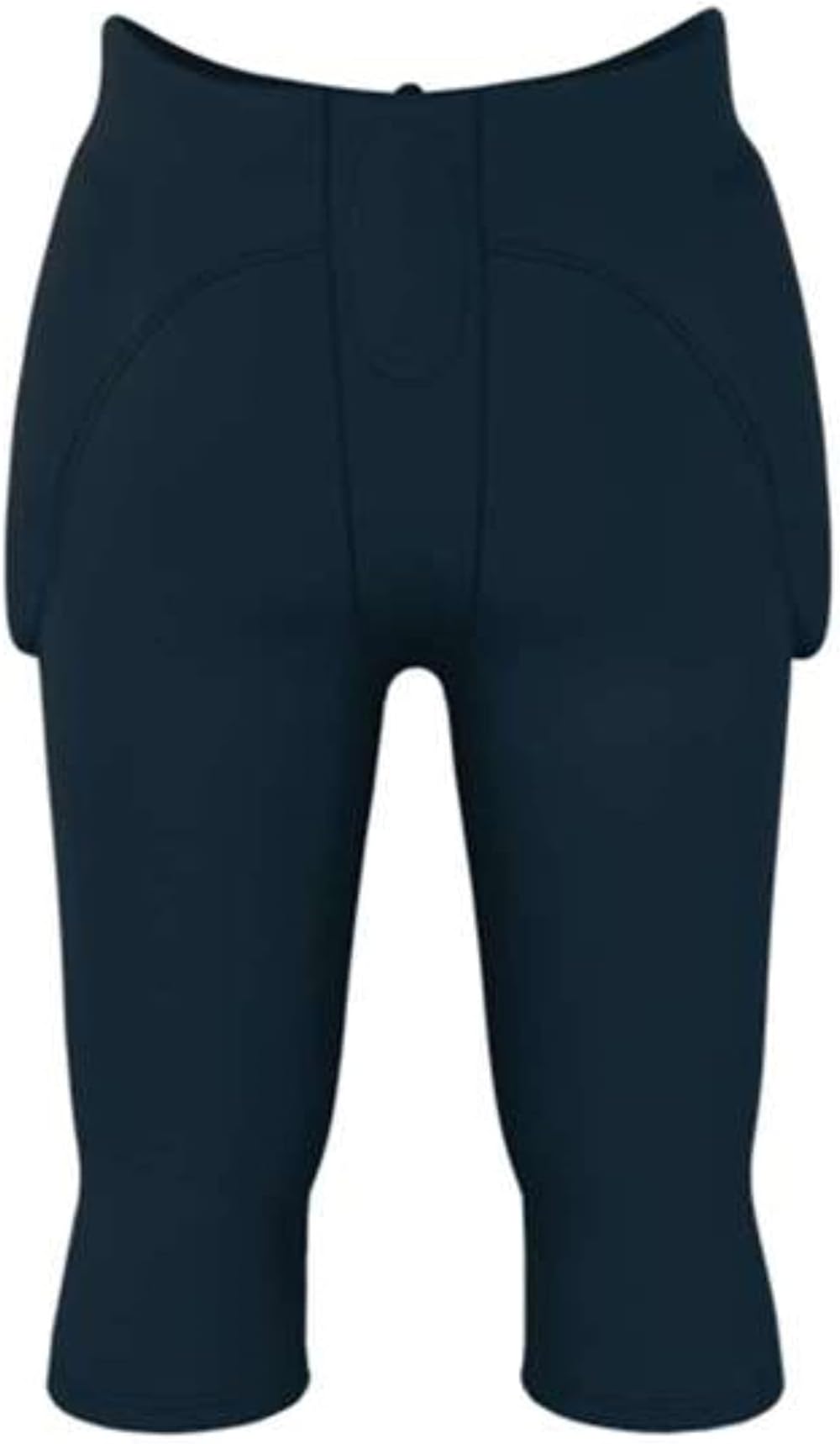 Alleson Athletic Adult Solo Series Integrated Football Pant, Navy, Medium
