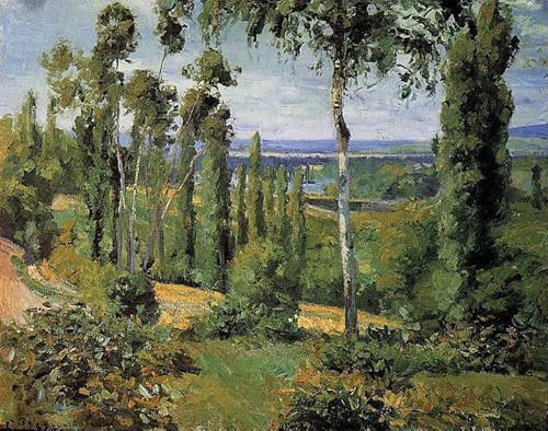 Cuadro sobre lienzo de Camille Pissarro de 60x90cm para llenar de paz y arte tu dormitorio