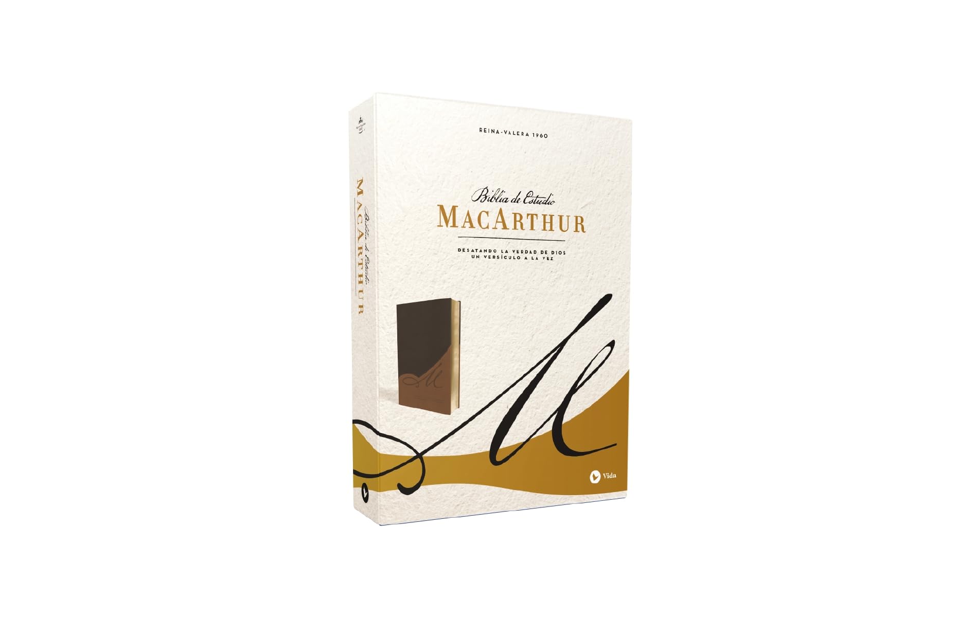 Biblia de Estudio MacArthur-Rvr 1960: Reina Valera Revisada, Piel Elaborada / Bonded Leather