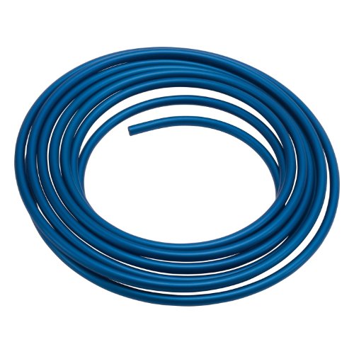 RUSSELL 639250 Blue Anodized Aluminum 3/8" Fuel Line Hose