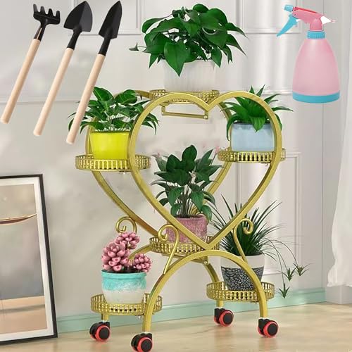 Support pour plantes mobile pour déplacer vos fleurs facilement sans effort